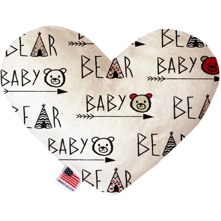 Mirage Pet Products Baby Bear 8 in. Heart Dog Toy 1326-TYHT8
